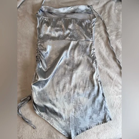 CIDER HALTER SLIP DRESS - Picture 3 of 7